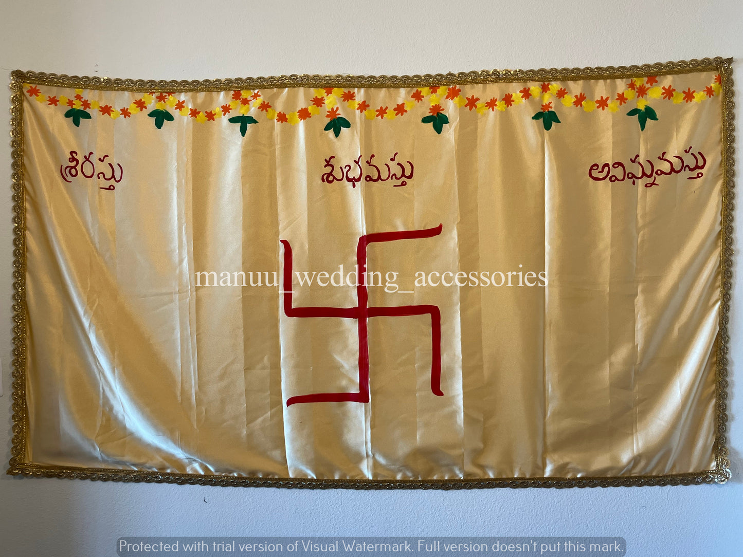 Addu Thera OR  Therasala with Bride and Groom Names