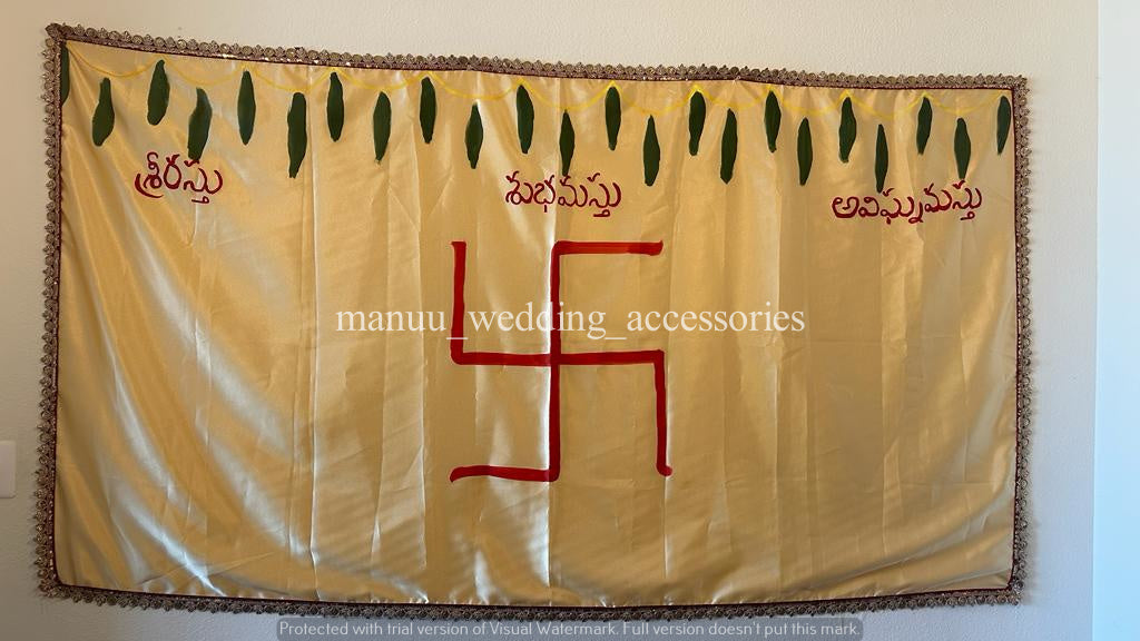 Addu Thera OR  Therasala with Bride and Groom Names