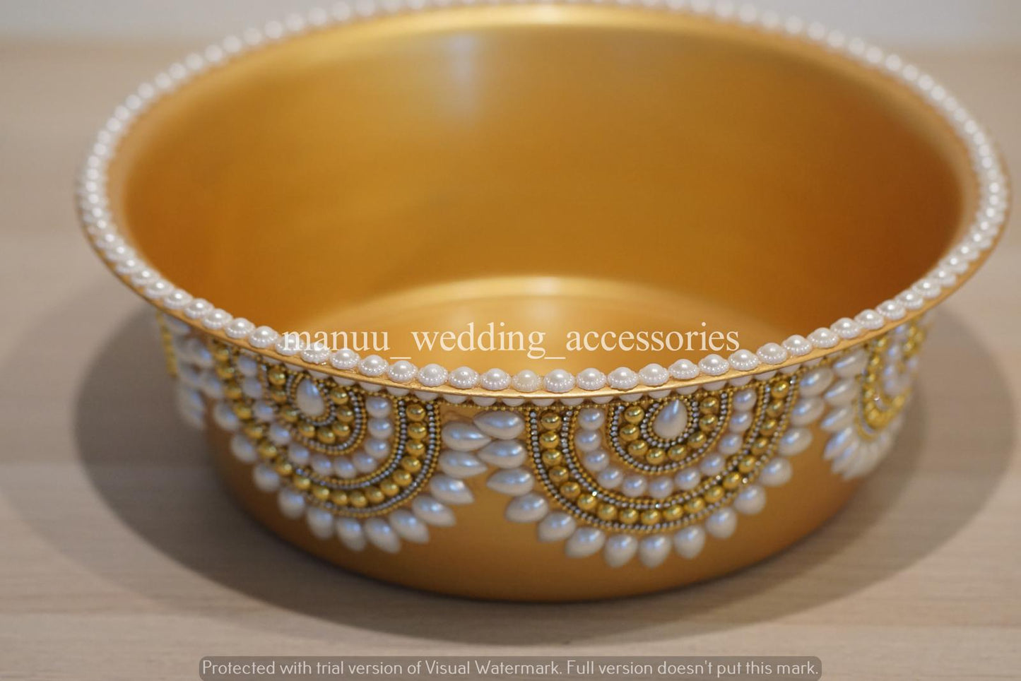 Complete Wedding Set - White and Gold